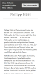 Mobile Screenshot of philipphuebl.com